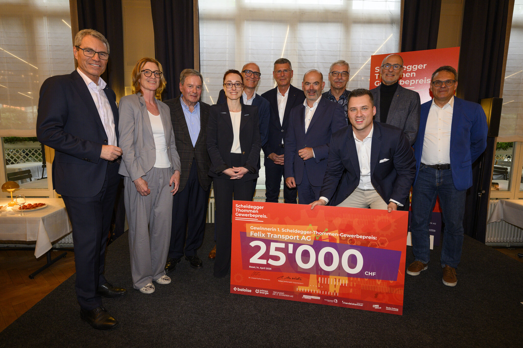 Gewinner 1.Scheidegger-Thommen-Gewerbepreis